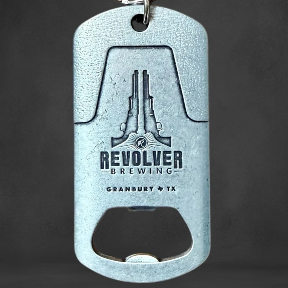 Revolver Brewing Bottle Opener Keychain